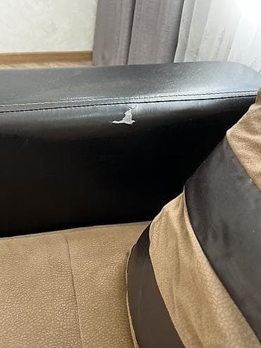 купить диван бу недорого: Угловой диван, Б/у, Раскладной, С подъемным механизмом, Ткань, Нет доставки — 2