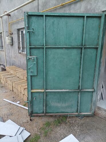Dəmir Həyət darvazası, Mexaniki, Qapı ilə, rəng - Yaşıl, Kredit yoxdur lalafo.az -da Dəmir Həyət darvazası, Mexaniki, Qapı ilə, rəng - Yaşıl, Kredit yoxdur