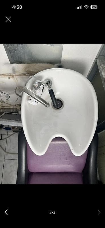 il: Salon üçün saç yuma kreslosu və çanaq dəsti - Tip: Bərbər/xair salonu — 3