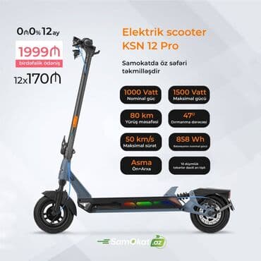 somokat: Elektrik samokat KingSong N12 Pro Cobra scooter skuter 🛴 Samokatda öz — 1