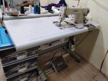 tikiş maşını matoru: Juki sənaye tikiş maşını – stol və pedalla birlikdə Xüsusiyyətlər: - — 4