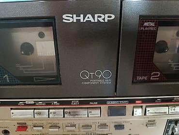 Audio: Sharp QT 90 yapon maqnitaonu radiosu işləyir FM də var kaset yeri — 5