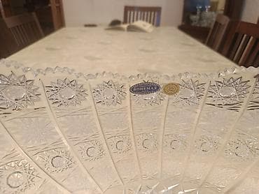 aksesuar qabi: Bohemax kəsimli kristal meyvə/qəlyanaltı qabı.Baha almışam ucuz — 1