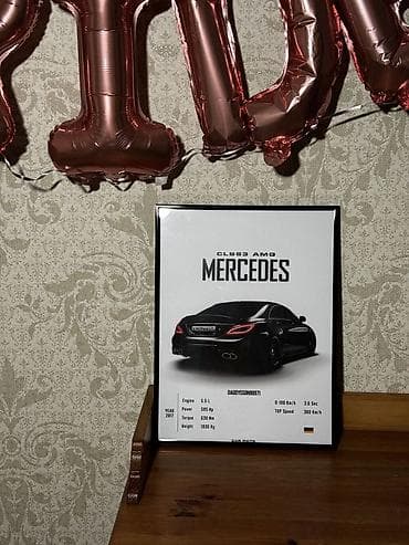 Poster:Hər maşın ilə düzəlir (çərçivəli) - Poster avtomobil