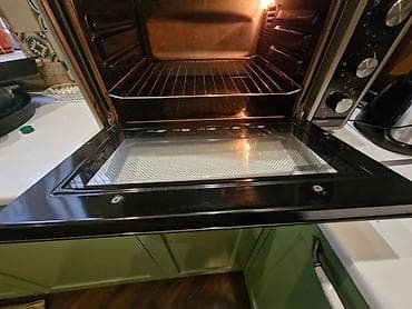 stol usdu qaz: Duxovka Elektrik, rəng - Qara, Ayrıca dayanan — 9