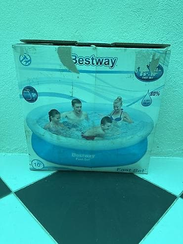 gence hovuz: Bestway Fast Set şişmə hovuz – 10’ (305 sm) Xüsusiyyətlər: - — 1