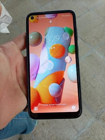 sony bravia 102: Samsung Galaxy A11, rəng - Qara, Barmaq izi — 2