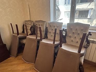 plastik stullar: Qonaq otağı üçün, 8 stul — 1