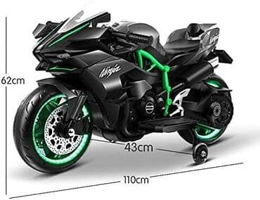 7 yaş: Uşaqlar üçün iki təkərli motosiklet. Rezin təkərli uşaq motosikleti — 3