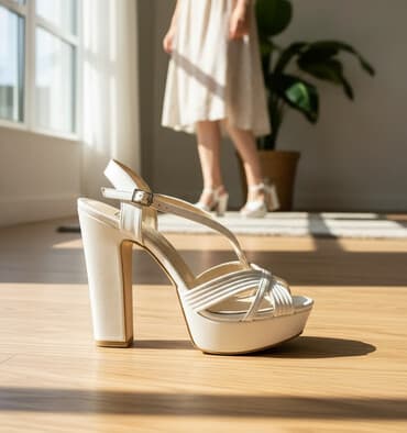 Ölçü: 38, rəng - Ağ, İşlənmiş