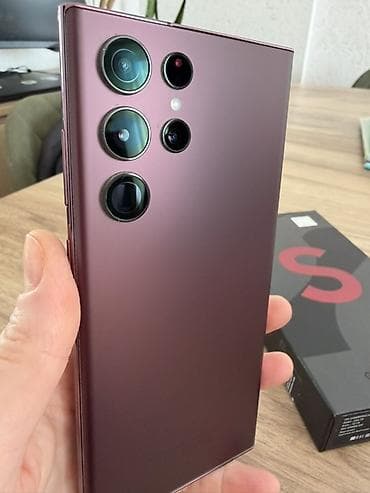 sim limitsiz internet: Samsung Galaxy S22 Ultra, 256 GB, rəng - Bənövşəyi, Simsiz şarj — 2