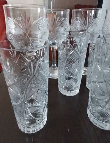 karaca qranit qazan desti: Stəkanlar, rəng - Ağ, Şüşə, Türkiyə — 1