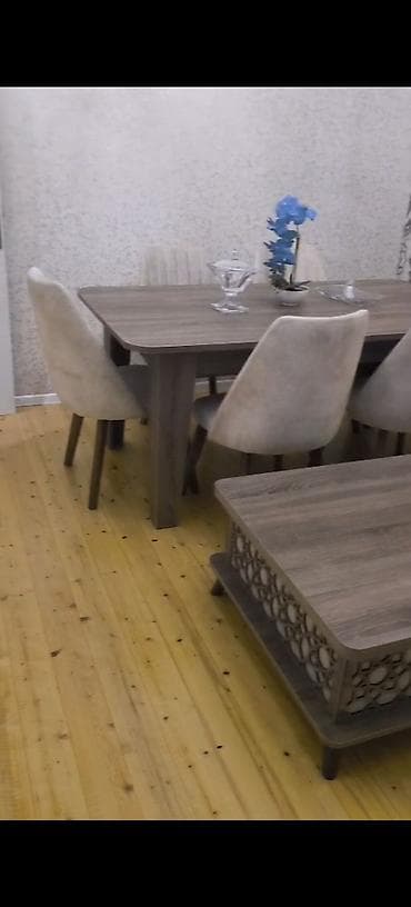 divan ucuz: Masa 6 oturacaqla ideal veziyyetde Demək olar yeni kimidir Tecili — 3