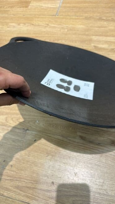 набор казанов викалина: Döküm poladdan geniş səthli “sac”/qazanucu – açıq havada və mətbəxdə — 4