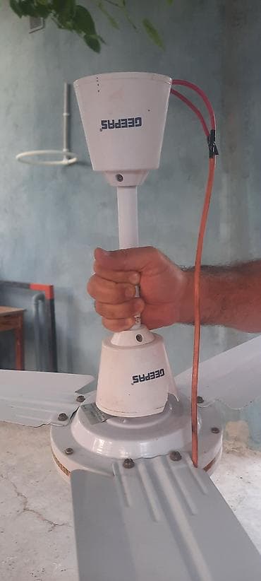Ventilyatorlar: Ventilyator İşlənmiş, Tavan üçün, Pərli, Kredit yoxdur, Ödənişli çatdırılma — 1
