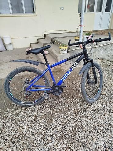 4 teker velosiped: ZIGZAG dağ velosipedi - Çərçivə: yüngül alaşımlı, mavi-qara rəngdə - — 1
