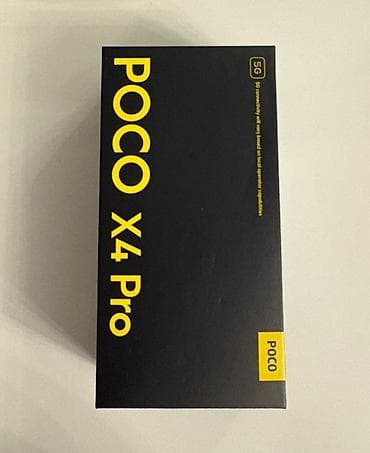 z fold 4: Poco X4 Pro 5G, 256 GB, rəng - Qara, Zəmanət — 4