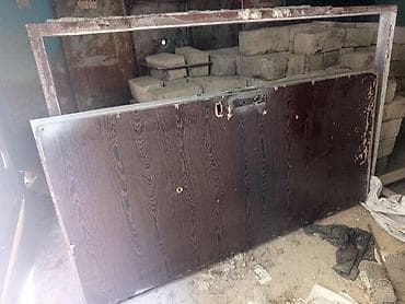 Dəmir giriş qapısı və metal karkas - Material: Tammetal (qalın polad