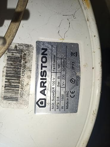 lilafix 7.1: Ariston su qızdırıcısı – model SuperG R 100 V Texniki göstəricilər: - — 3