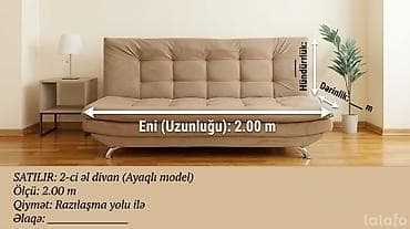 divan olcusu: Divan-kravat, İşlənmiş, Açılan, Bazalı, Parça — 3