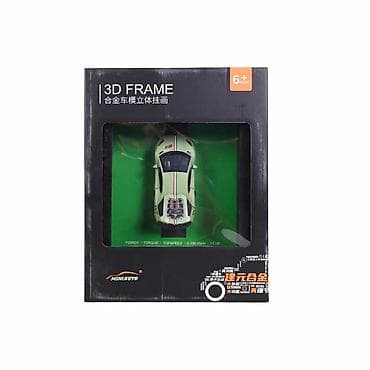 qosqu ev: 3D çərçivədə metal avtomobil modeli Metal die-cast avtomobil modeli — 2