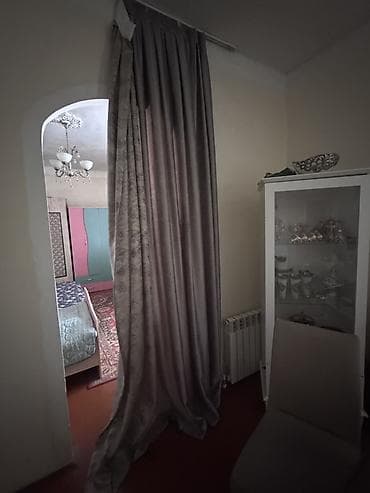 ucuz jaluz: Qapı tağından asılan qapı pərdəsi dəsti - Model: Tağlı keçidlər üçün — 1