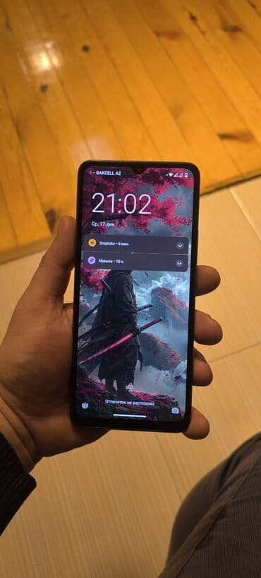 ses ucaldici: Redmi A3, 128 GB, rəng - Yaşıl, Barmaq izi — 2