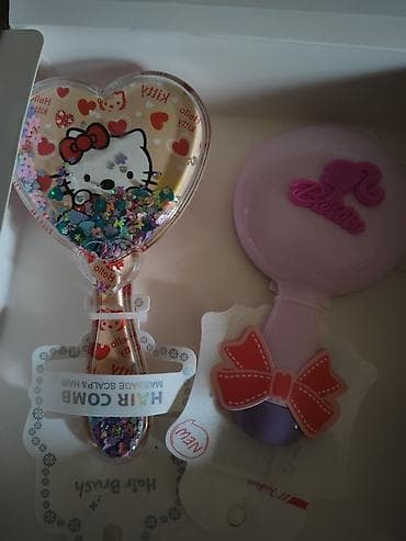 Uşaq saç baxımı dəsti – Hello Kitty və Barbie temalı Məhsulun — 2