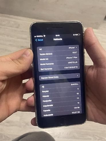 iphone 13 256 ikinci el: IPhone 7 Plus, 128 GB, Qara — 2