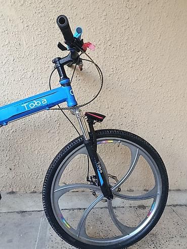 Toba 209 qatlanan dağ velosipedi.26 lıq. Uşaq sürə bilmədiyi üçün — 3