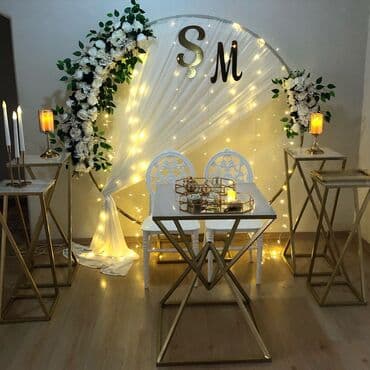 kosa və keçəl şəkilləri: Nişan, toylar və ad günü üçün komple dekor paketi 2 yumru dekor — 10