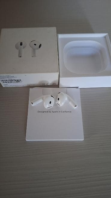 Apple AirPods (qutusuz, qulaqcıqların özləri) ORIGINAL. Keys itip