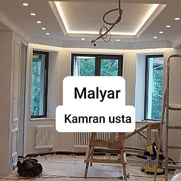 malyar usta is elanlari: Malyar USTAYAM.18 ildir Malyar işləyirəm. Mənzilin, Fərdi evin — 1