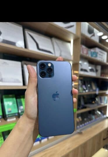 айфон 12 про макс: IPhone 12 Pro, 128 ГБ, Pacific Blue, Face ID — 2