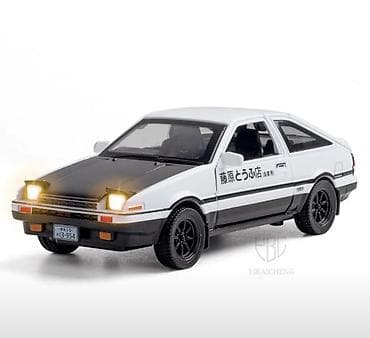 pulla: Məhsul: Die-cast metal korpuslu Toyota AE86 (miqyaslı model avtomobil) — 1