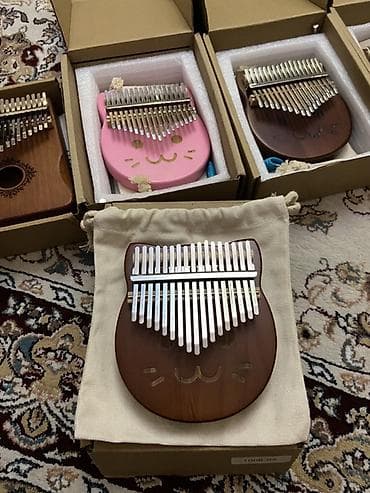 kalimba: Kalimba. Əla vəziyyətdə, yeni Pişik formalı yüksək keyfiyyətli — 5
