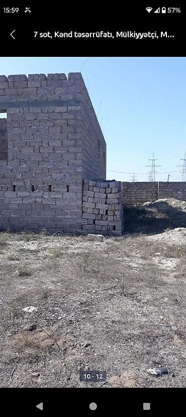 binədə torpaq: 10 sot, Kənd təsərrüfatı, Barter mümkündür, Müqavilə — 6