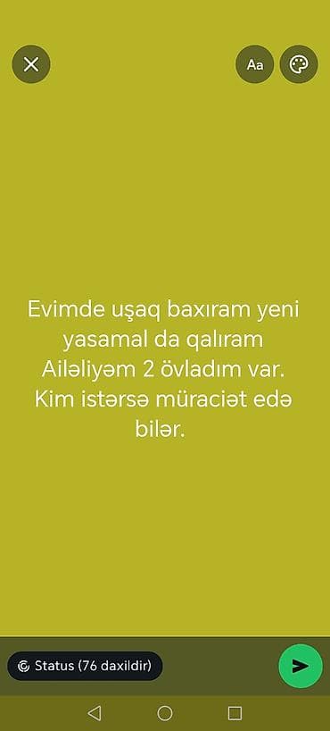 Обучение, курсы: Uşaq baxımı xidməti – Yasamal - Ev şəraitində gündüz uşaq baxımı və — 1