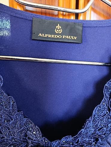 Alfredo Pauly brendinə məxsus qadın bluz/tunika. - Rəng: tünd göy — 4