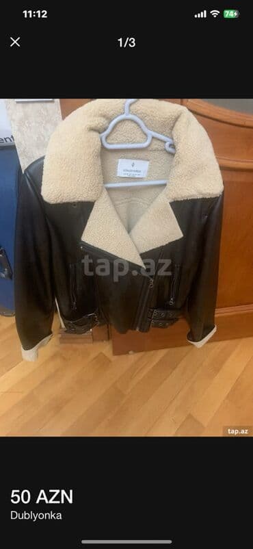 Digər üst geyimləri: Dublyonka, Stradivarius, M, rəng - Qara — 1