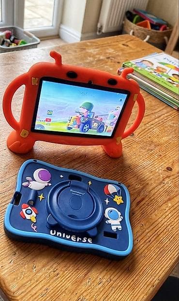 Игрушечные планшеты: Uşaq planşeti və qoruyucu aksesuar dəsti - Ekran ölçüsü təxminən 7–8 — 1