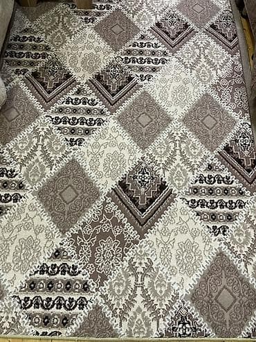 qedim xalca aliram: Xalça – mozaika naxışlı, bej-qəhvəyi tonlarda - Dizayn: Kvadrat — 1