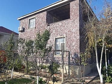 ev modelleri: Satılır: həyət evi və bağ sahəsi Turkyan - İki mərtəbəli daş üzlü — 2