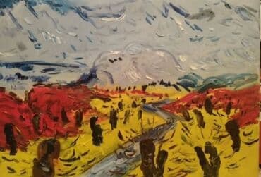 nar şəkli: Rəssamlıq əsərləri dəsti – yağlı boya tablolar - Mövzu və üslub — 2