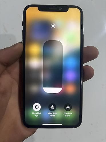 divarda televizor fiqurlari: IPhone Xs, 64 GB, Qızılı, Face ID — 6