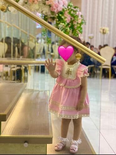 Джинсы и брюки: Детское платье, Праздничное, 1 - 2 года — 1