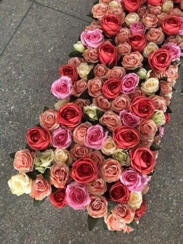 lalələr lalə gülü şəkilləri: Dekorativ süni gül paneli – kvadrat modul - Dizayn: sıx çiçək — 36