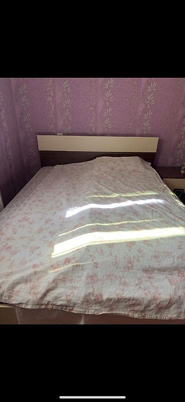 Ev üçün mebel: İkinəfərlik çarpayı, 2 tumba, Termo, Tumba, Azərbaycan, İşlənmiş — 4
