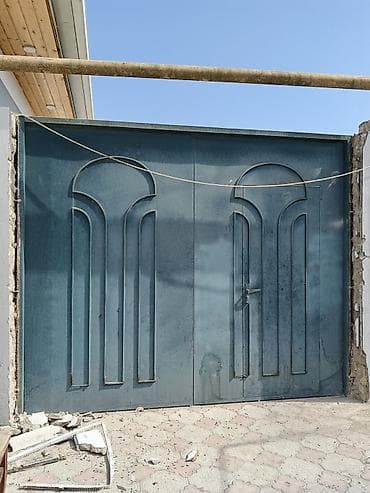 qapi darvaza: Metal darvaza və qapı dəsti eni 3metr hundurluk 2.5metr - Material — 2