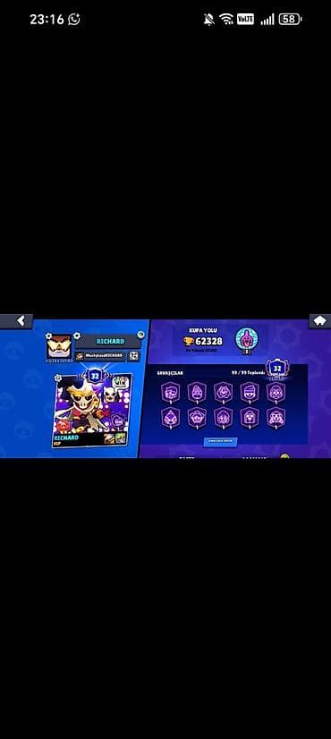 PS2 & PS1 (Sony PlayStation 2 & 1): Brawl stars 60 k hesab. Ciddi alıcılar yazsın. Barter yoxdu. Qiymət 18 — 2